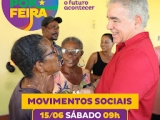 Movimento União por Feira vai debater futuro da cidade com movimentos sociais neste sábado (15)