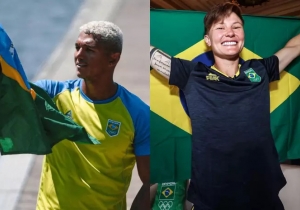 Isaquias Queiroz e Raquel Kochhann serão os porta-bandeiras do Brasil na abertura da Olimpíada 
